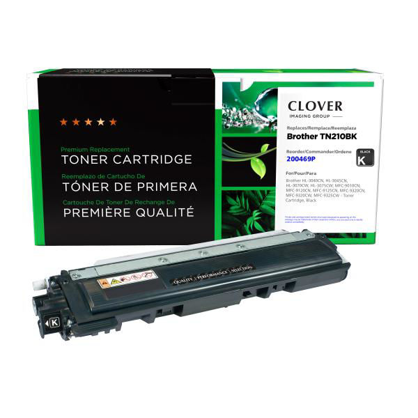 Picture of COMPATIBLE BROTHER TN210BK BLACK TONER