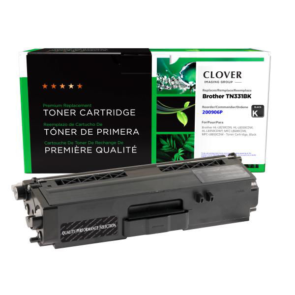 Picture of COMPATIBLE BROTHER TN331BK BLACK TONER