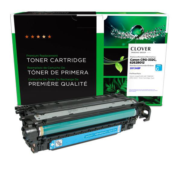 Picture of COMPATIBLE CANON 6262B012AA CYAN TONER  FOR CANON CRG-332C