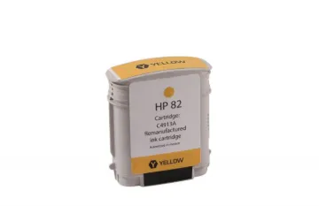 Picture of COMPATIBLE HP 82 HIGH YIELD YELLOW WIDE FORMAT INK