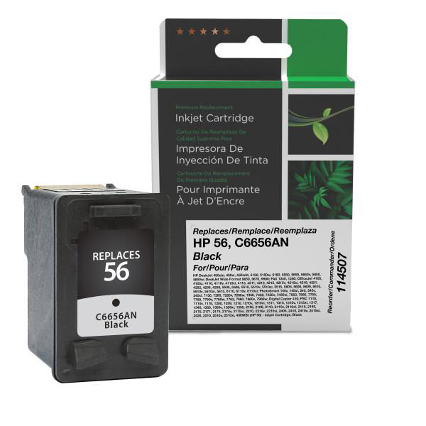 Picture of COMPATIBLE HP C6656AN BLACK INK