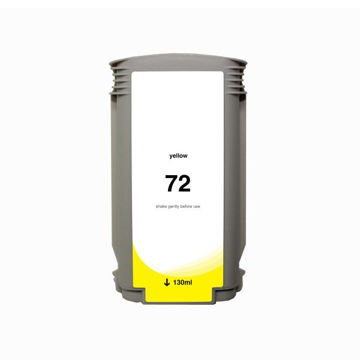 Picture of COMPATIBLE HIGH YIELD YELLOW WIDE FORMAT INK FOR HP C9373A (HP 72)