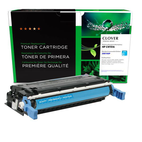 Picture of COMPATIBLE HP C9721A CYAN TONER