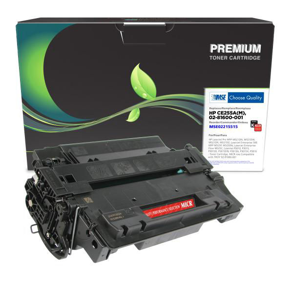 Picture of COMPATIBLE HP CE255A(M), 02-81600-001 MICR TONER