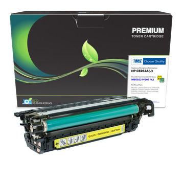 Picture of COMPATIBLE HP CE262A(J) EXTENDED YIELD YELLOW TONER