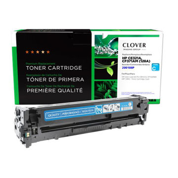 Picture of COMPATIBLE HP CE321A CYAN TONER