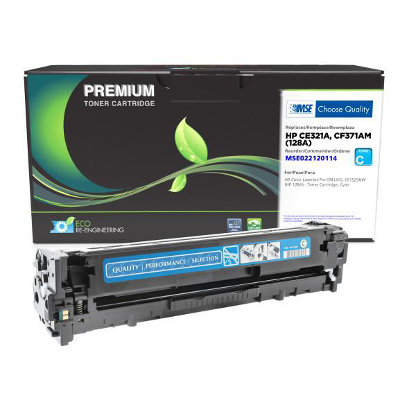 Picture of COMPATIBLE HP CE321A CYAN TONER