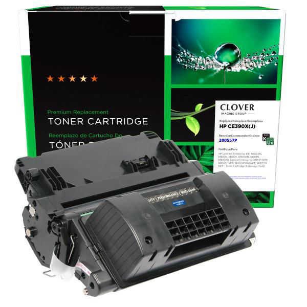 Picture of COMPATIBLE HP CE390X(J) EXTENDED YIELD BLACK TONER