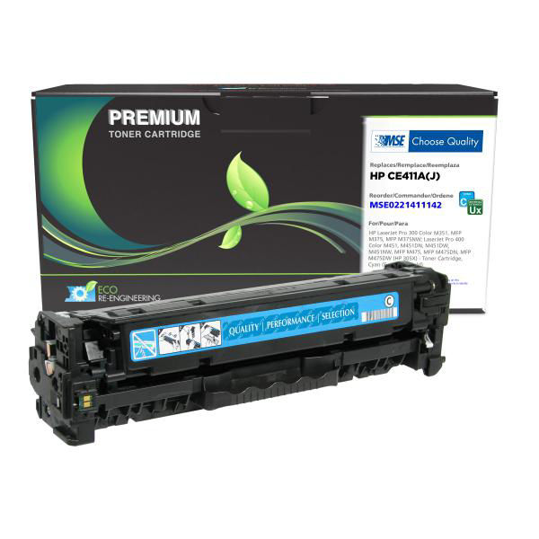 Picture of COMPATIBLE EXTENDED YIELD CYAN TONER FOR HP CE411A (HP 305A)