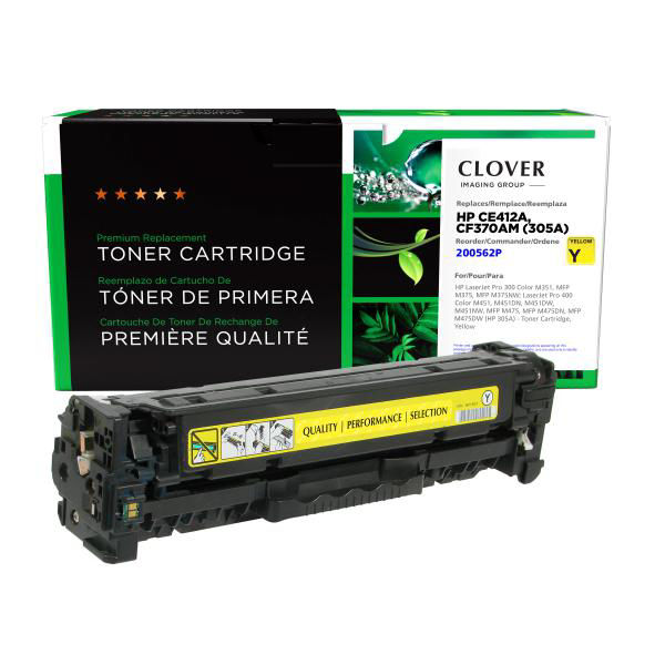 Picture of COMPATIBLE HP CE412A YELLOW TONER