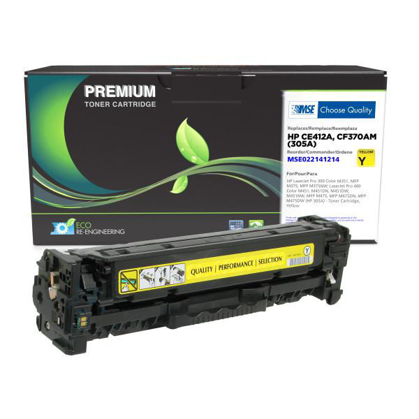 Picture of COMPATIBLE HP CE412A YELLOW TONER