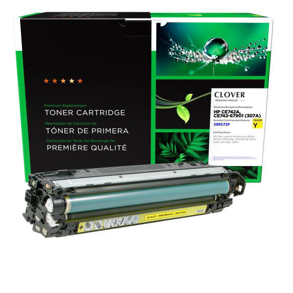 Picture of COMPATIBLE HP CE742A YELLOW TONER