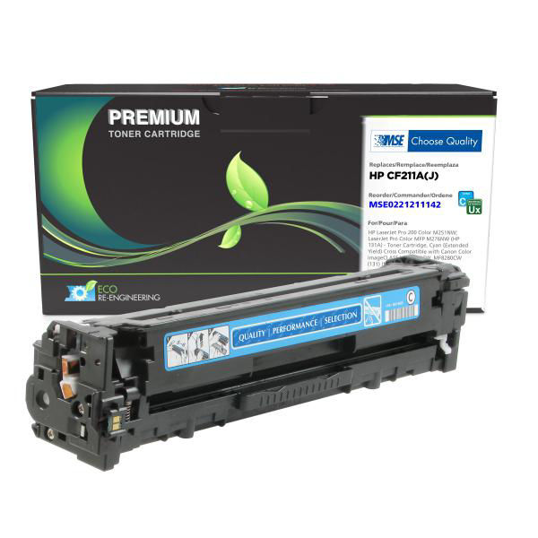 Picture of COMPATIBLE EXTENDED YIELD CYAN TONER FOR HP CF211A (HP 131A)