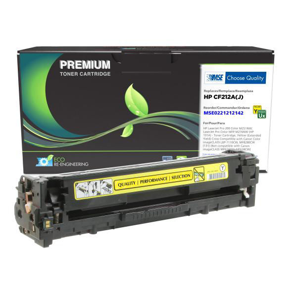 Picture of COMPATIBLE EXTENDED YIELD YELLOW TONER FOR HP CF212A (HP 131A)