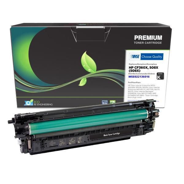 Picture of COMPATIBLE HIGH YIELD BLACK TONER FOR HP CF360X (HP 508X)