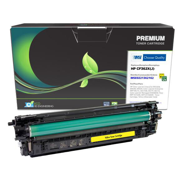 Picture of COMPATIBLE EXTENDED YIELD YELLOW TONER FOR HP CF362X