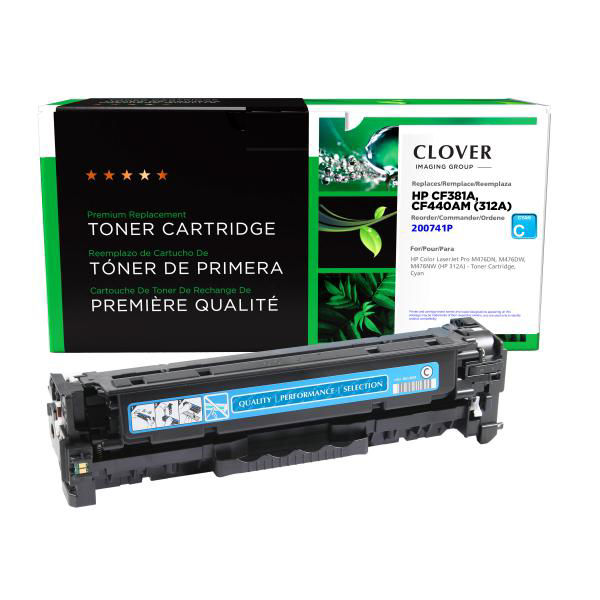 Picture of COMPATIBLE HP CF381A CYAN TONER