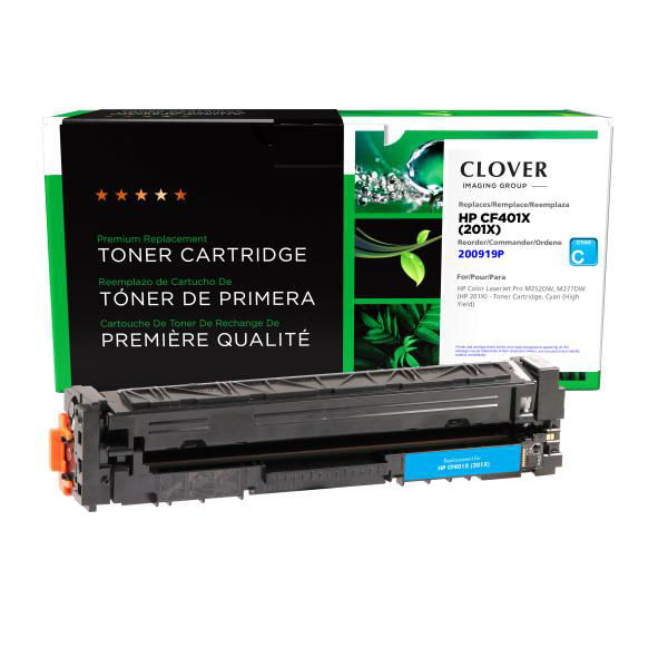 Picture of COMPATIBLE HP CF401X HY CYAN TONER