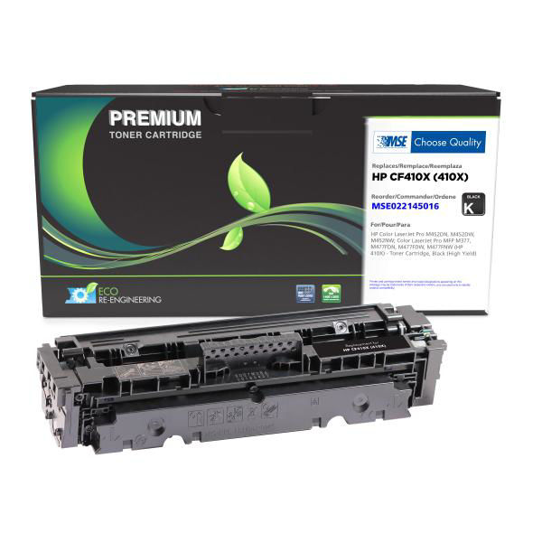 Picture of COMPATIBLE HIGH YIELD BLACK TONER FOR HP CF410X (HP 410X)