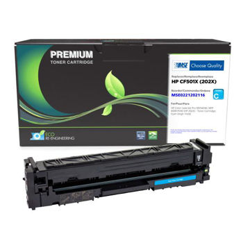 Picture of COMPATIBLE HIGH YIELD CYAN TONER FOR HP CF501X (HP 202X)