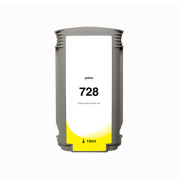 Picture of COMPATIBLE HP F9J65A YELLOW WIDE FORMAT INK