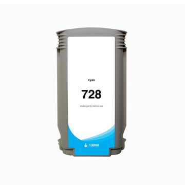 Picture of COMPATIBLE HP F9J67A CYAN WIDE FORMAT INK