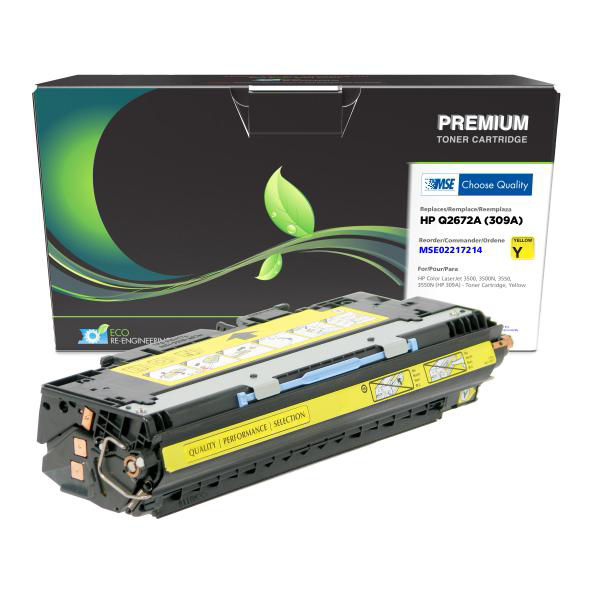 Picture of COMPATIBLE YELLOW TONER FOR HP Q2672A (HP 309A)