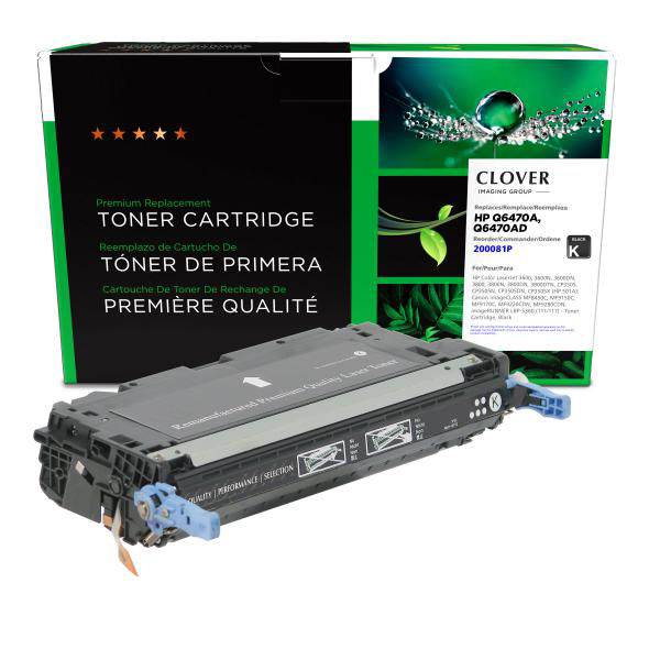 Picture of COMPATIBLE HP Q6470A BLACK TONER