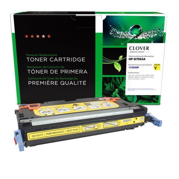 Picture of COMPATIBLE HP Q7562A YELLOW TONER