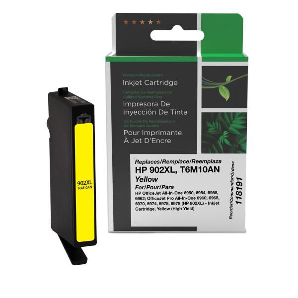 Picture of COMPATIBLE HP T6M10AN HY YELLOW INK