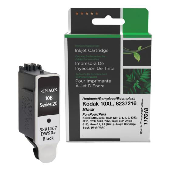 Picture of COMPATIBLEKODAK HY BLACK INK  FOR KODAK 8237216 (10XL)