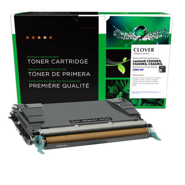 Picture of COMPATIBLE LEXMARK C5202KS HY BLACK TONER