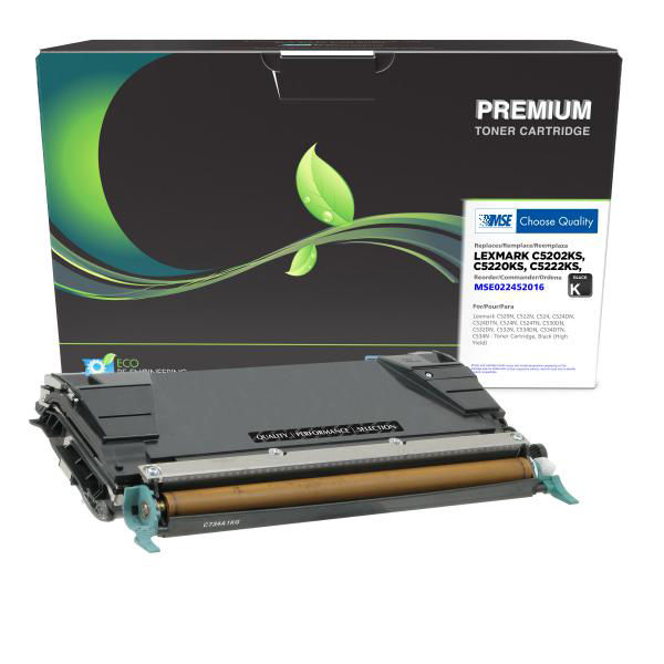 Picture of COMPATIBLE LEXMARK C5202KS HY BLACK TONER