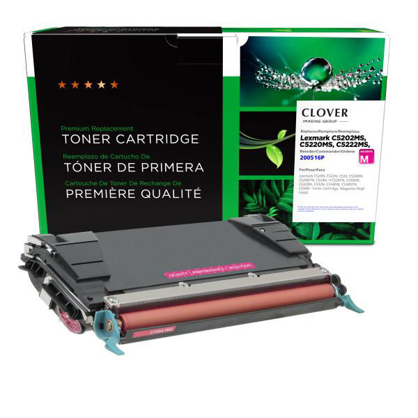 Picture of COMPATIBLE LEXMARK C5202MS HY MAGENTA TONER