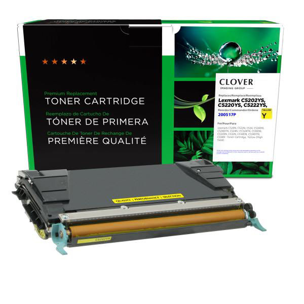 Picture of COMPATIBLE LEXMARK C5202YS HY YELLOW TONER