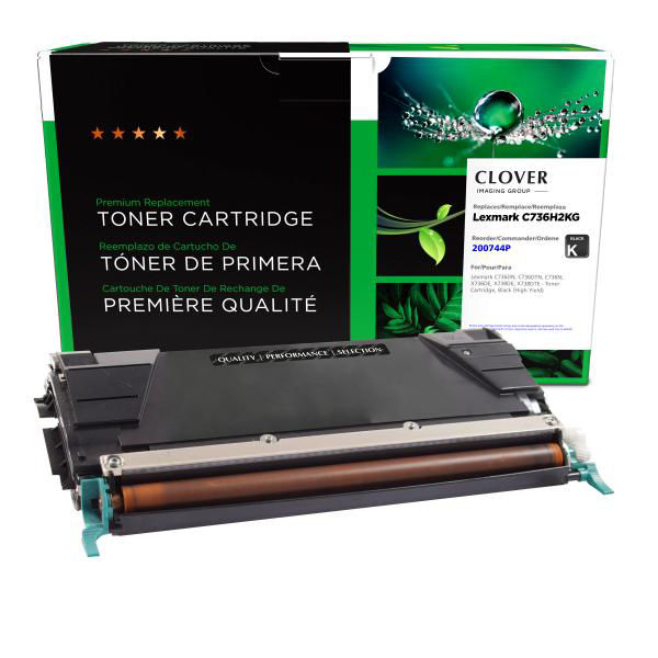 Picture of COMPATIBLE LEXMARK C736H2KG HY BLACK TONER