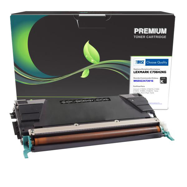 Picture of COMPATIBLE LEXMARK C736H2KG HY BLACK TONER