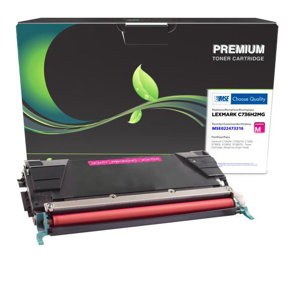 Picture of COMPATIBLE LEXMARK C736H2MG HY MAGENTA TONER