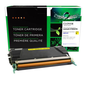 Picture of COMPATIBLE LEXMARK C736H2YG HY YELLOW TONER