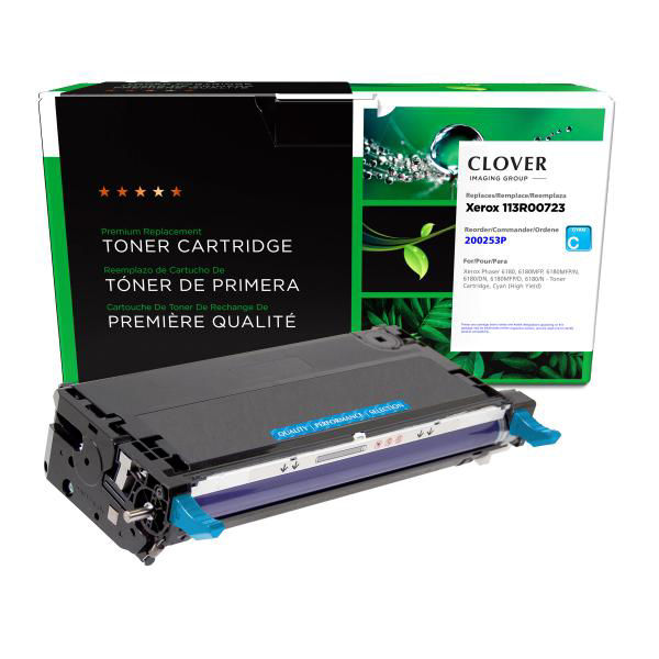 Picture of COMPATIBLE XEROX 113R00723 HY CYAN TONER