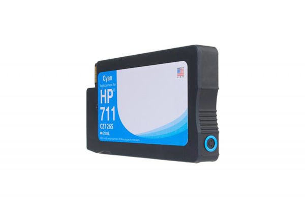 Picture of COMPATIBLE HP CZ130A CYAN WIDE FORMAT INK