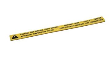 Picture of COMPATIBLE HP 4 /4+/5SI FELT CAUTION LABEL, 6 13/16 X 1/2