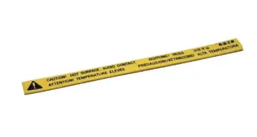 Picture of COMPATIBLE HP 4 /4+/5SI FELT CAUTION LABEL, 6 13/16 X 1/2