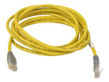 Picture of BELKIN - CROSSOVER CABLE - RJ-45 (M) TO RJ-45 (M) - 10 FT - CAT 5E - MOLDED - YELLOW
