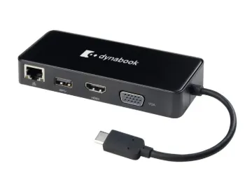 Picture of DYNABOOK PS0001UA1PRP USB-C TO HDMI/VGA/LAN TRAVEL ADAPTER