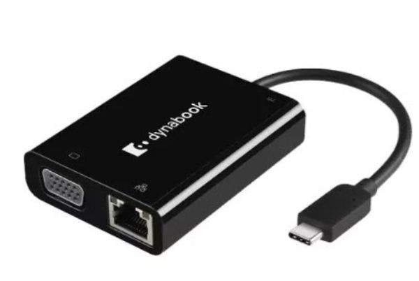 Picture of DYNABOOK USB-C - VGA/LAN ADAPTER