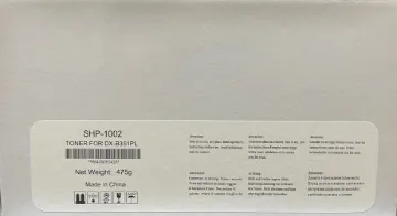 Picture of SHARP SHP1002 BLACK TONER CARTRIDGE FOR DX-B351P (REPLACES DXB35TB)