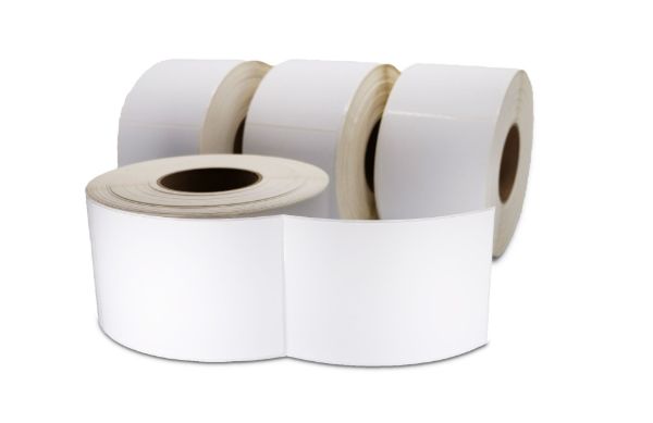 Picture of ZEBRA NON-OEM NEW DIRECT THERMAL LABEL ROLL 3.0" ID X 8.0" MAX OD