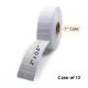 Picture of ZEBRA NON-OEM NEW THERMAL TRANSFER LABEL ROLL 1.0" ID X 5.0" MAX OD