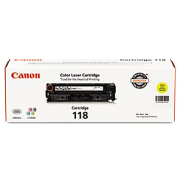 Picture of CANON 2659B001 118 YELLOW TONER CARTRIDGE